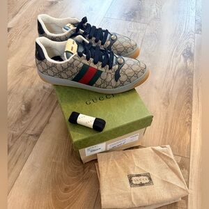 Men’s Gucci Screener Sneakers Brand New in box